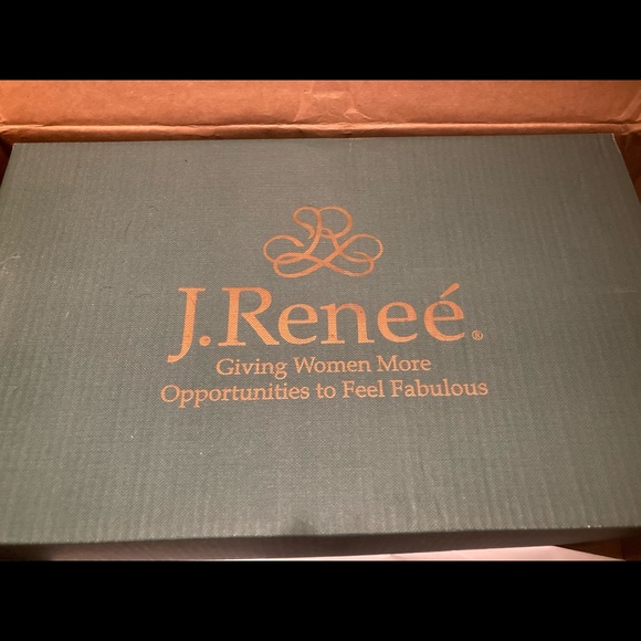 J. Renee Beaded Wedge Slide, Size 8M New - Picture 7 of 7